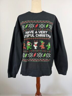 Grateful Dead Christmas Sweatshirt - 'Have a Very Grateful Christmas'